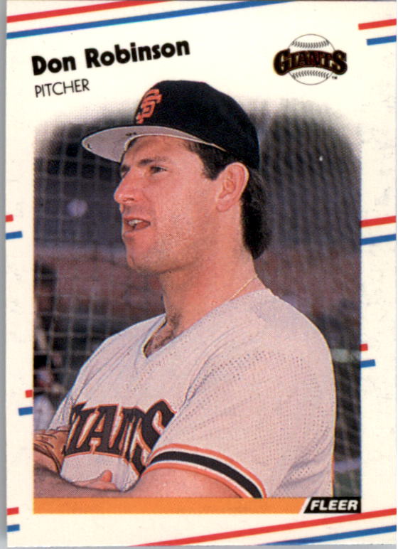 1988 Fleer Mini Baseball Cards 120     Don Robinson